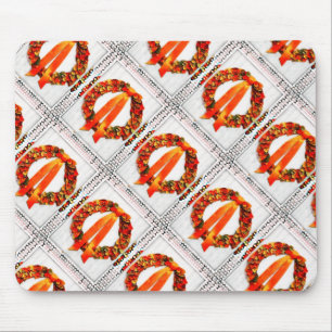 Fall Wreath Mousepad