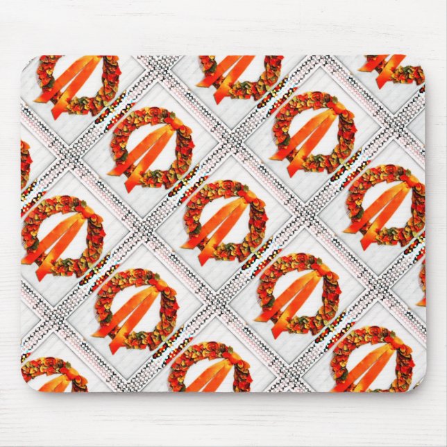 Fall Wreath Mousepad (Vorne)