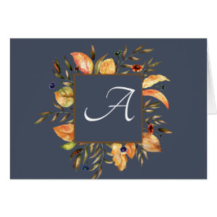 Fall-Wreath-Script-Monogram-Mitteilungskarten - bl
