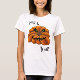 Fall Y'all Jack-o-Lantern T - Shirt
