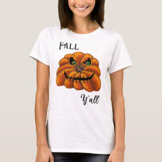 Fall Y'all Jack-o-Lantern T - Shirt