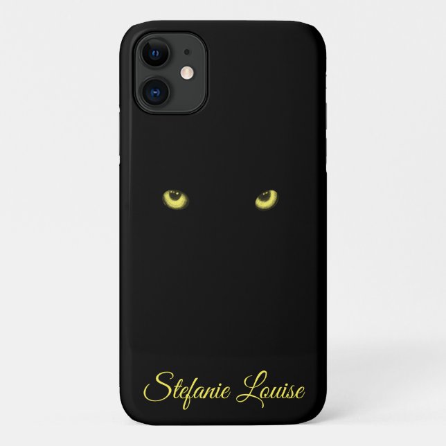Fall Yellow Wolf Eyes Case-Mate iPhone Hülle (Rückseite)
