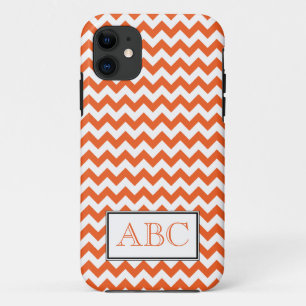 Fall Zickzack Orange & White iPhone 5 Case-Mate iPhone Hülle