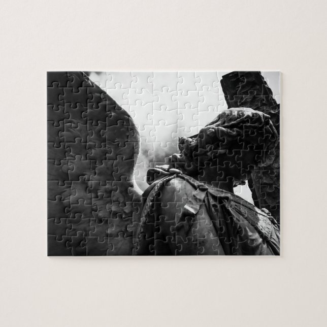 Fall zwischen Dunkelheit und Licht Puzzle (Horizontal)