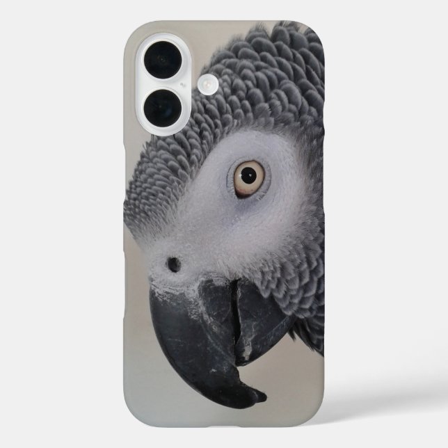 Fallbeispiel für afrikanisches graues Gesicht Case-Mate iPhone Hülle (Rückseite)