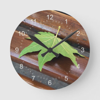 Fallblatt Runde Wanduhr