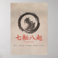 Falle sieben Mal, stehe acht auf Zen Karate Dojo K