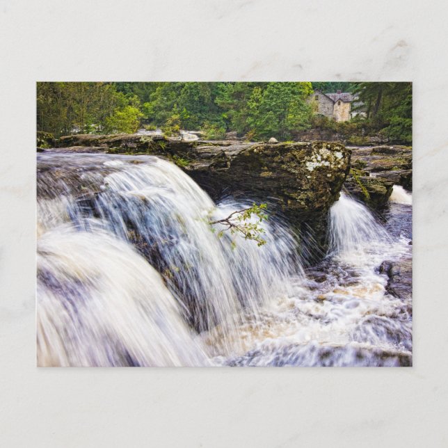 Fälle von Dochart Schottland Postkarte (Vorderseite)