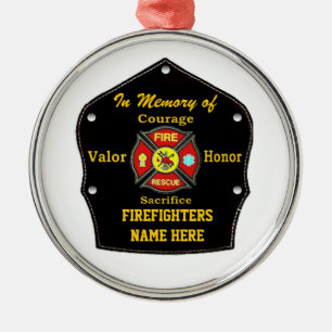 FALLEN, ABER NICHT VERGESSEN SILBERNES ORNAMENT