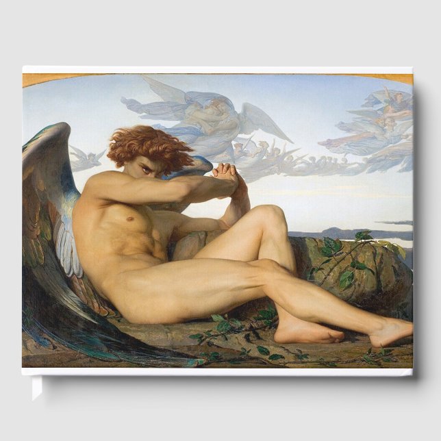 Fallen Angel Alexandre Cabanel Original Gästebuch (Vorderseite)