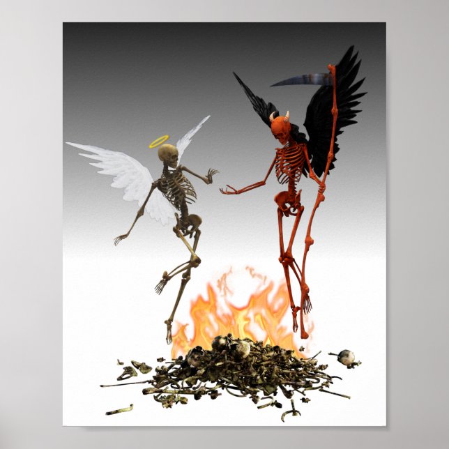 Fallen Angel Demon Devil Poster (Vorne)