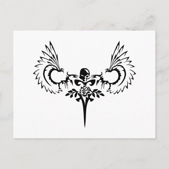 Fallen ANgel Design Studio Logo Postkarte (Vorderseite)