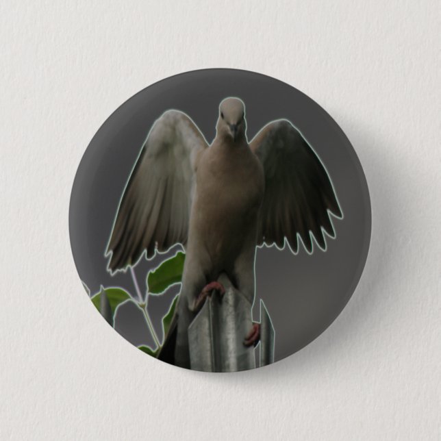 Fallen Angel Dove Button (Vorderseite)