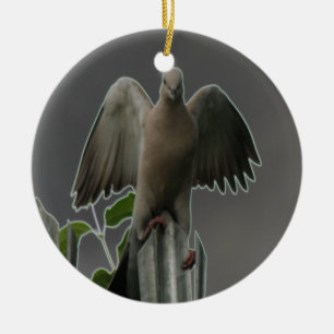 Fallen Angel Dove Custom Geburtstag Keramik Ornament
