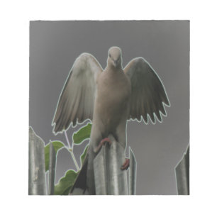 Fallen Angel Dove Notepad Notizblock