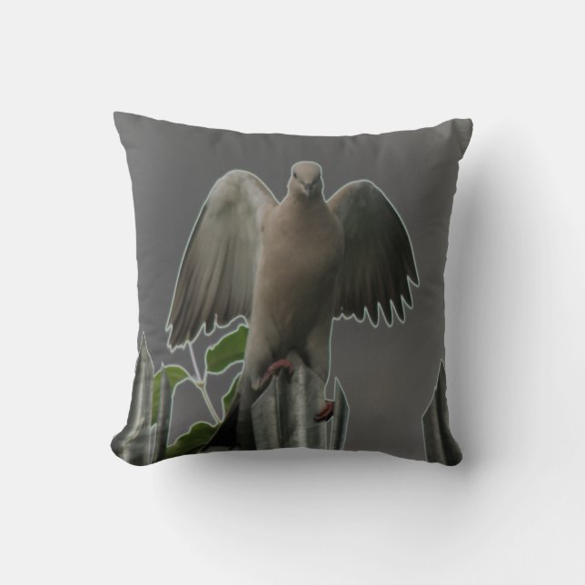 Fallen Angel Dove Pillow Kissen (Vorderseite)