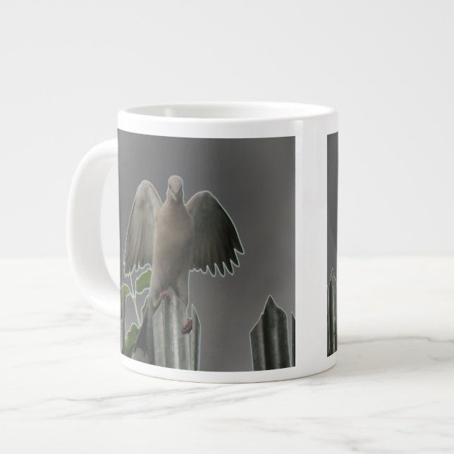 Fallen Angel Dove Tasse (Vorderseite Links)