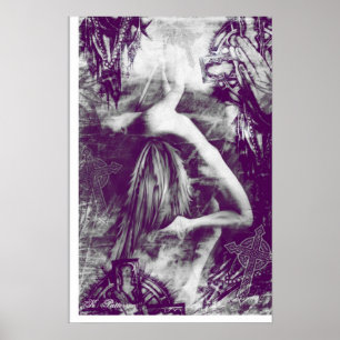 Fallen Angel print Poster