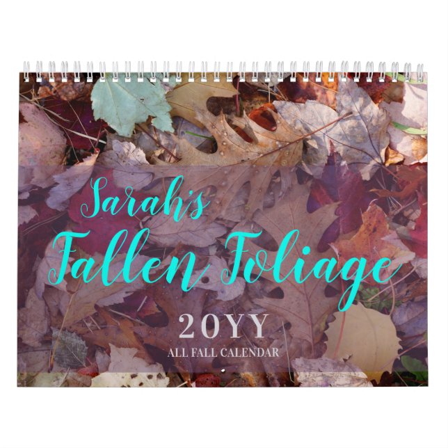 Fallen Blätter Autumn Calendar Kalender (Titelbild)