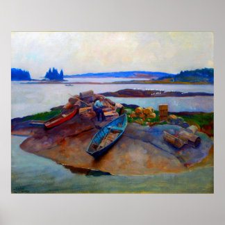 Fallen Fallen reparieren Martinsville Maine N. C. Poster
