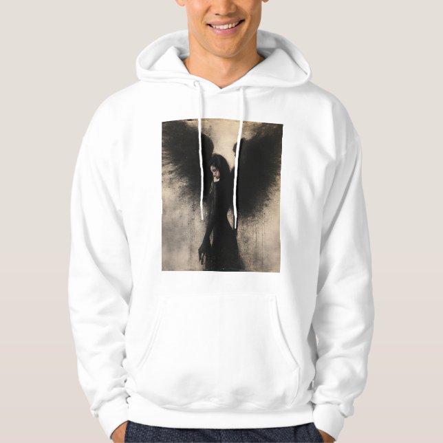Fallen Grace – The Beauty of a Broken Wing  Hoodie (Vorderseite)