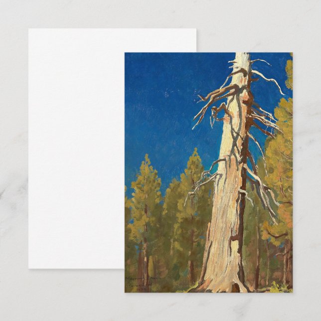 Fallen Leaf von Maynard Dixon Dankeskarte (Vorne/Hinten)