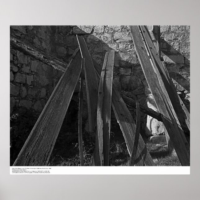 Fallen Roof Boards near Old Kilns, 1963 Poster (Vorne)