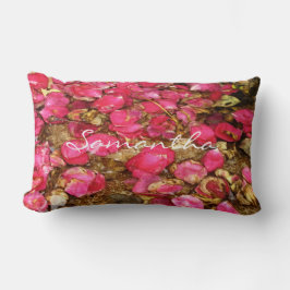 Fallen Rose Petals Lumbar Pillow Lendenkissen
