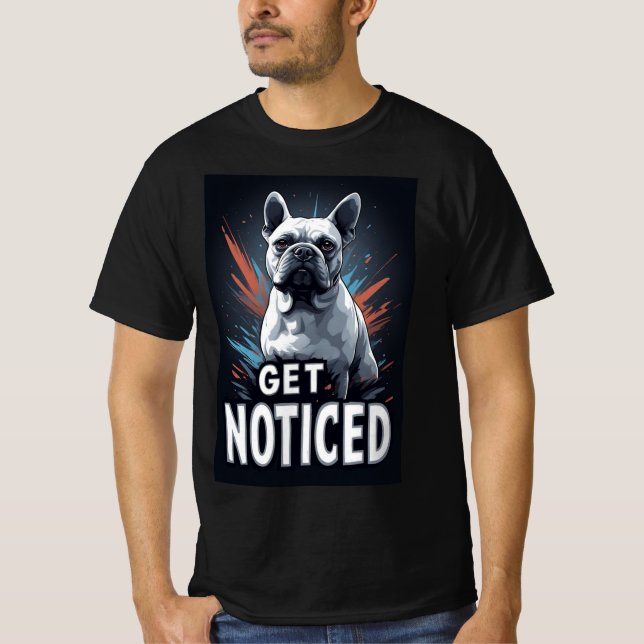 Fallen Sie auf: Fetter Hundemaskottchen T-Shirt (Vorderseite)