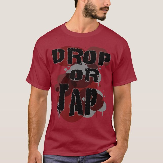Fallen Sie oder stechen Sie an T-Shirt (Vorderseite)