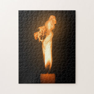 Fallend Fire Original Art Puzzle