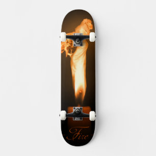 Fallend Fire Original Art Skateboard