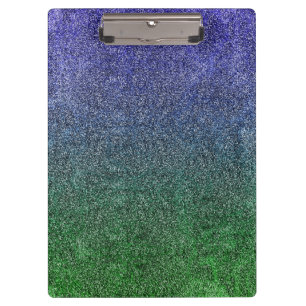 Fallend Forest Nightfall Glitzer Gradient Klemmbrett
