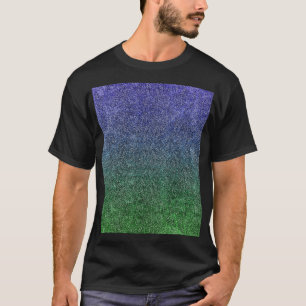 Fallend Forest Nightfall Glitzer Gradient T-Shirt