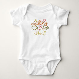 Fallend für Daddy Fall Baby Bodysuit Strampler