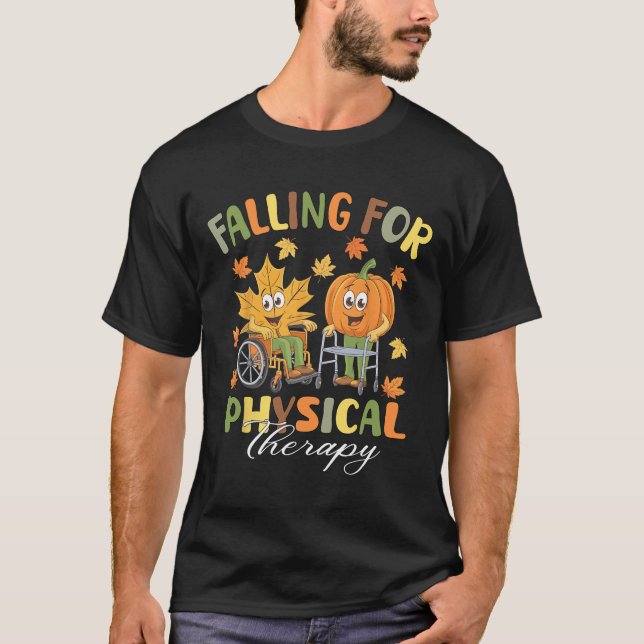 Fallend für physische Therapie PT Niedlicher Fall  T-Shirt (Vorderseite)