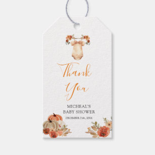 Fallend in Liebe Floral Baby Kleidung Babydusche Geschenkanhänger