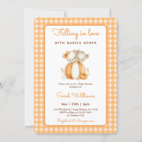 Fallend in Liebe Pumpkin Twins Baby Dusche