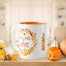Fallend in Liebe Wreath Autumn Leaves Pumpkin verl