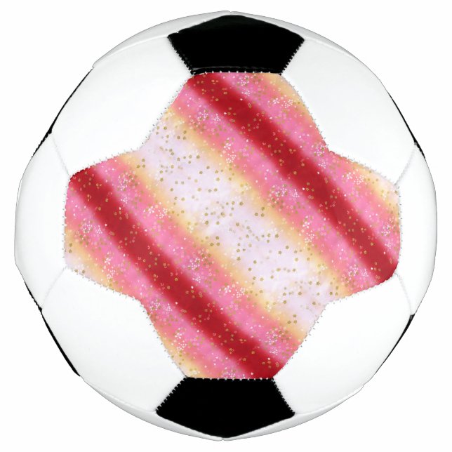 Fallend Pink Sakura Sunrise Fußball (Vorderseite)