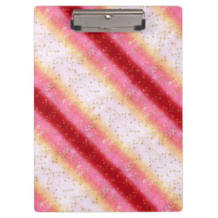 Fallend Pink Sakura Sunrise Klemmbrett