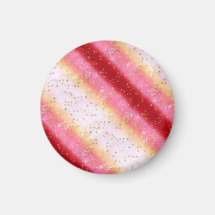 Fallend Pink Sakura Sunrise Magnet