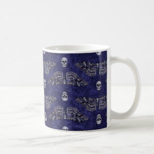 Fallend Totschlucht Moth and Skulls Tasse