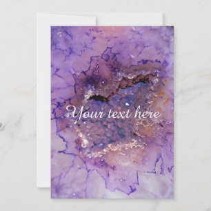 Fallende Amethyst-Geode