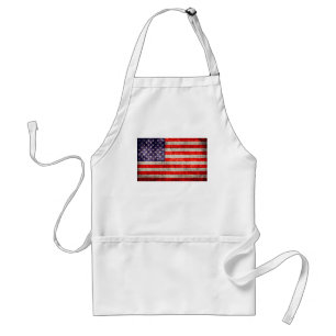 Fallende antike amerikanische Flagge Schürze
