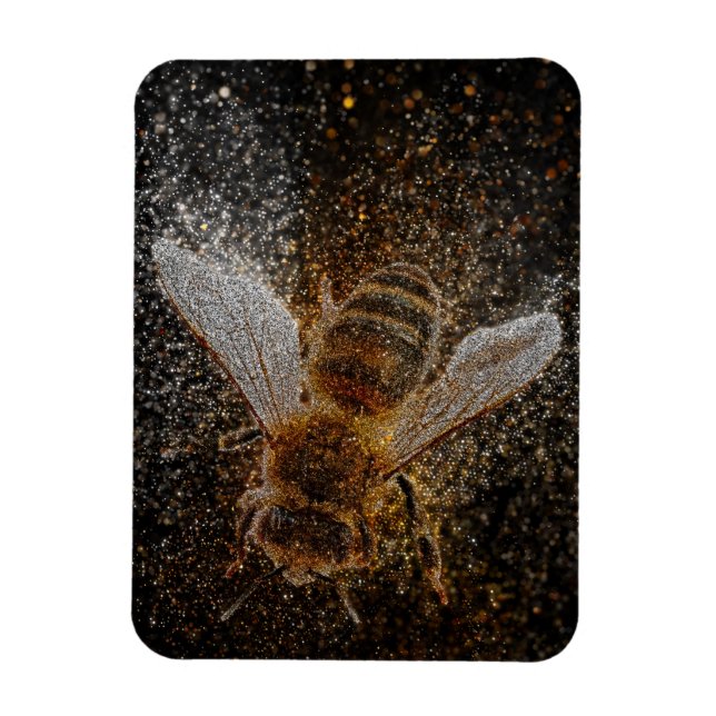 Fallende Bienen sind magisch Magnet (Vertikal)