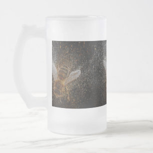 Fallende Bienen sind magisch Mattglas Bierglas