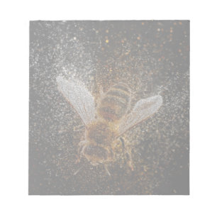 Fallende Bienen sind magisch Notizblock