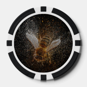 Fallende Bienen sind magisch Pokerchips