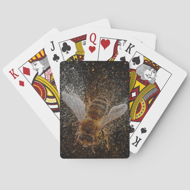 Fallende Bienen sind magisch Spielkarten (Rückseite)